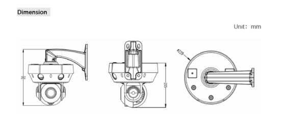 5MP Panoramic Smart Linkage Multi-Sensor Multi-Lens High Speed Fixed & PTZ Camera System 18X Optical Zoom - Image 10