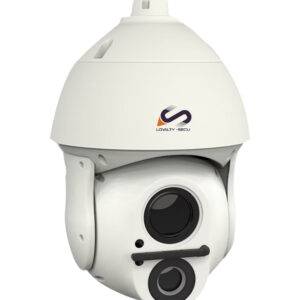 Dual Sensor Temperature Measurement Fire Detection Alarm Thermal Imaging and Visible 37X PTZ Camera System