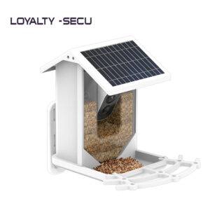Outdoor Smart Bird Feeder with 2MP WiFi Camera Solar Power Two Way Audio 128GB