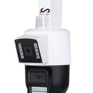 Mini 10MP 2In1 Dual-Lens POE PTZ Security IP Camera System Humanoid Auto Tracking Infrared and Color Night Vision