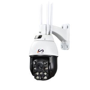 4G LTE Cellular Wireless 5MP 18X Optical Zoom Security PTZ Camera with SIM Card Slot, Two Way Audio , Auto Tracking, Infrared and Color Night Vision.