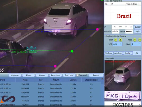 ALPR LPR Camera Solution in Brazil LOYALTY-SECU